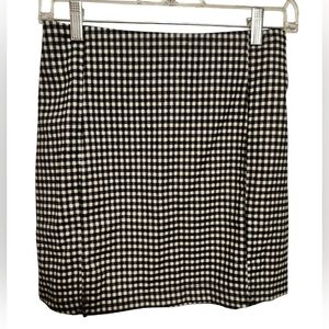 Eyeshadow Plaid Pencil Skirt